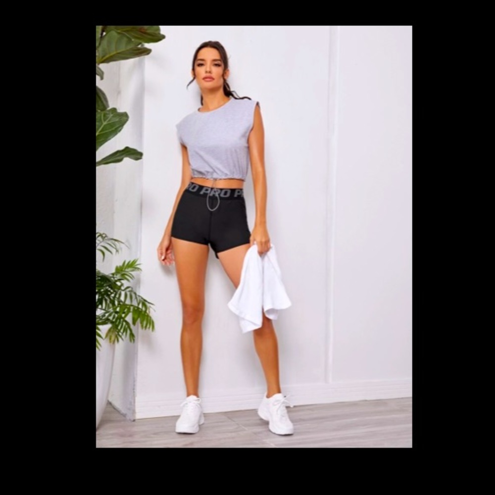SHEIN PRO Black Workout Shorts